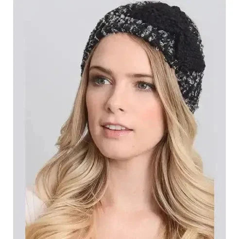 Black Multicolor Bow Hairband MM