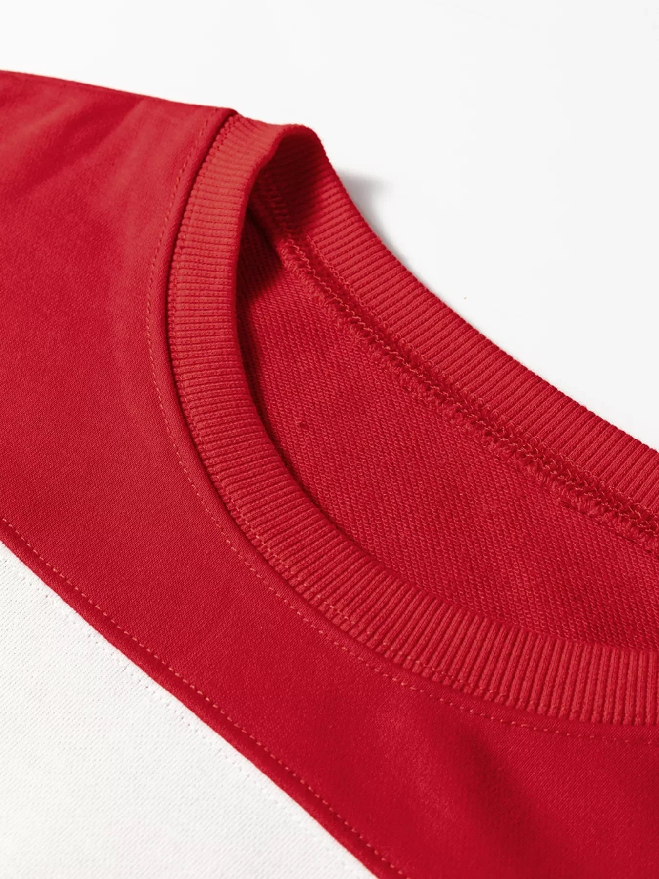 Colorblock Drop Shoulder Baggy Sweatshirt Simply Love