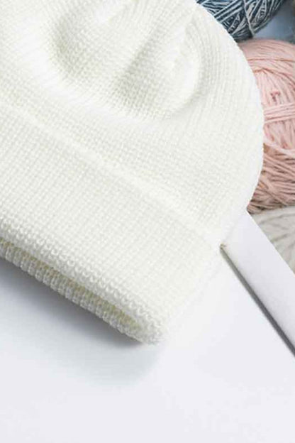 Cozy Rib-Knit Cuff Beanie.