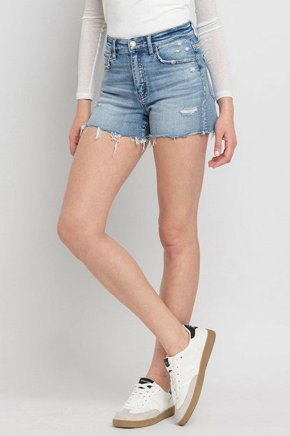 Vervet by Flying Monkey High Rise Denim ShortsUpgrade Your Summer Style with Vervet High Rise Denim Shorts

Experience the perfect blend of timeless chic and modern comfort with our Vervet by Flying Monkey High Love Salve Flying Monkey High Rise Denim Shortsjeans