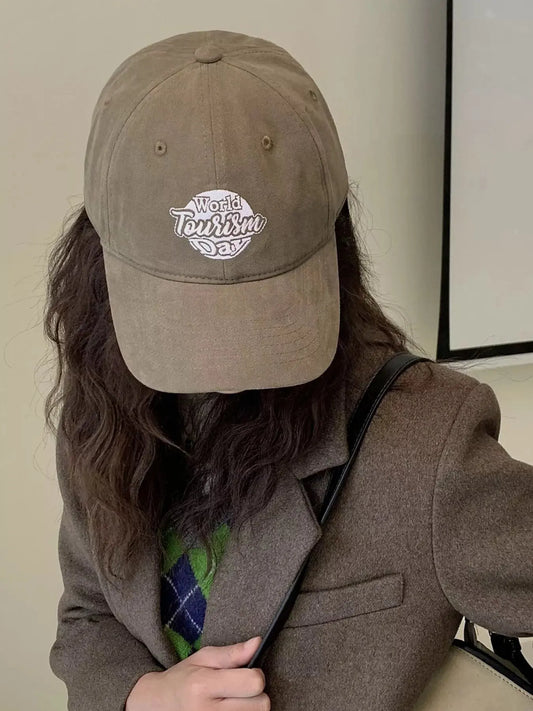 World Tourism Day Embroidered Baseball Cap Simply Love