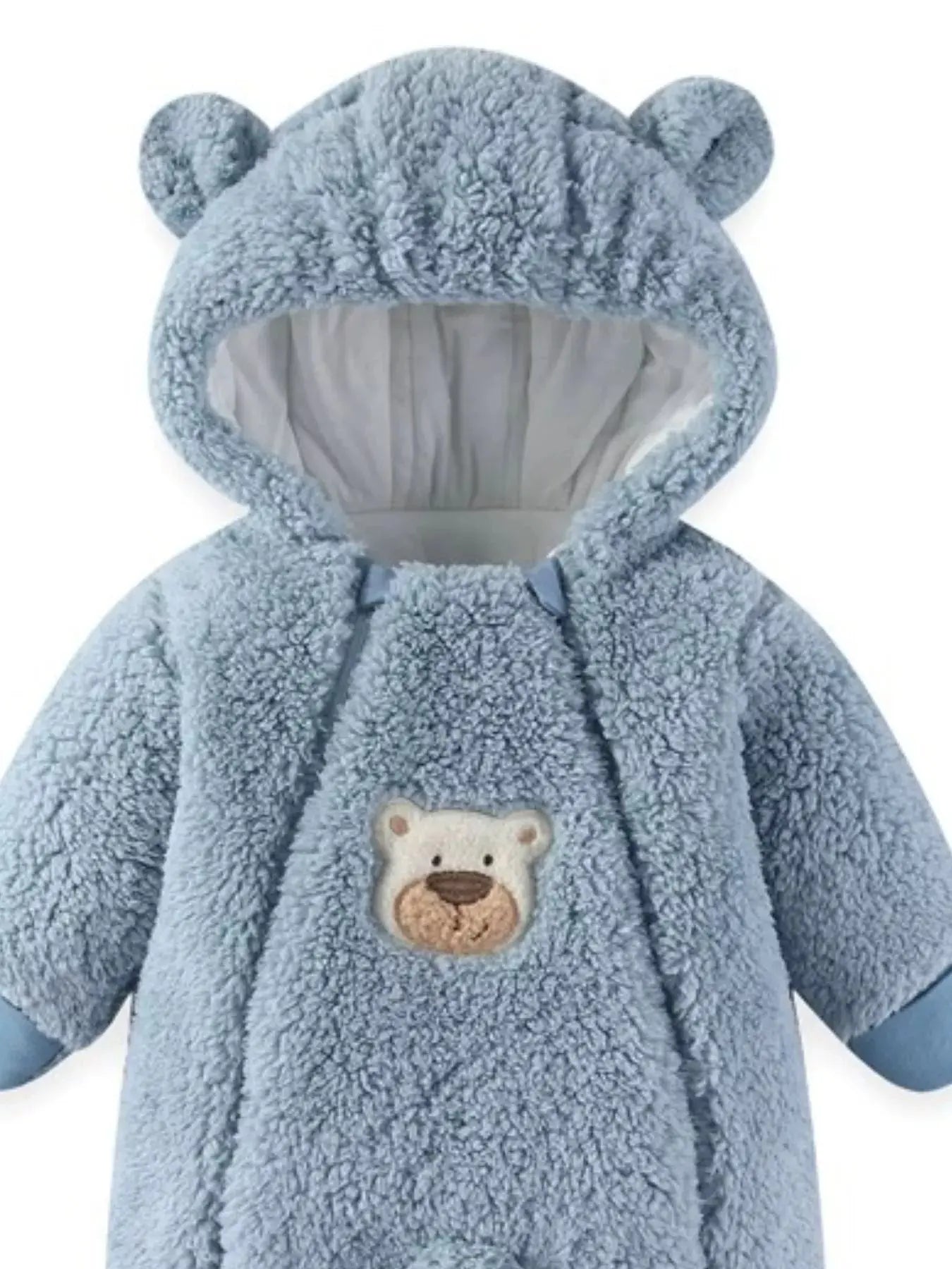Cute Bunny Hooded Fleece One-Piece Simply Love