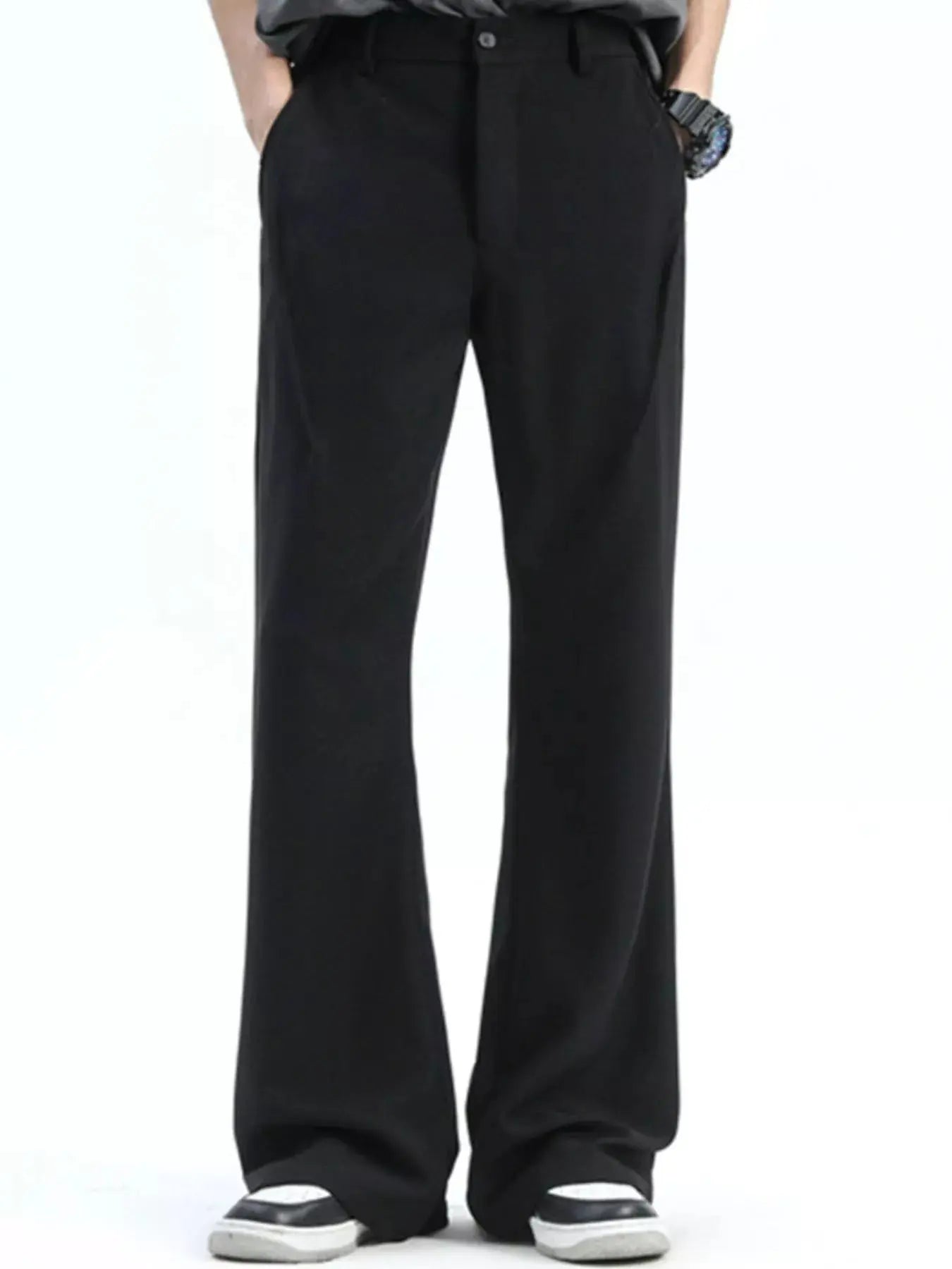 Men's Full Size Relaxed Fit Wide Leg Casual Pants Plus Size Simply Love