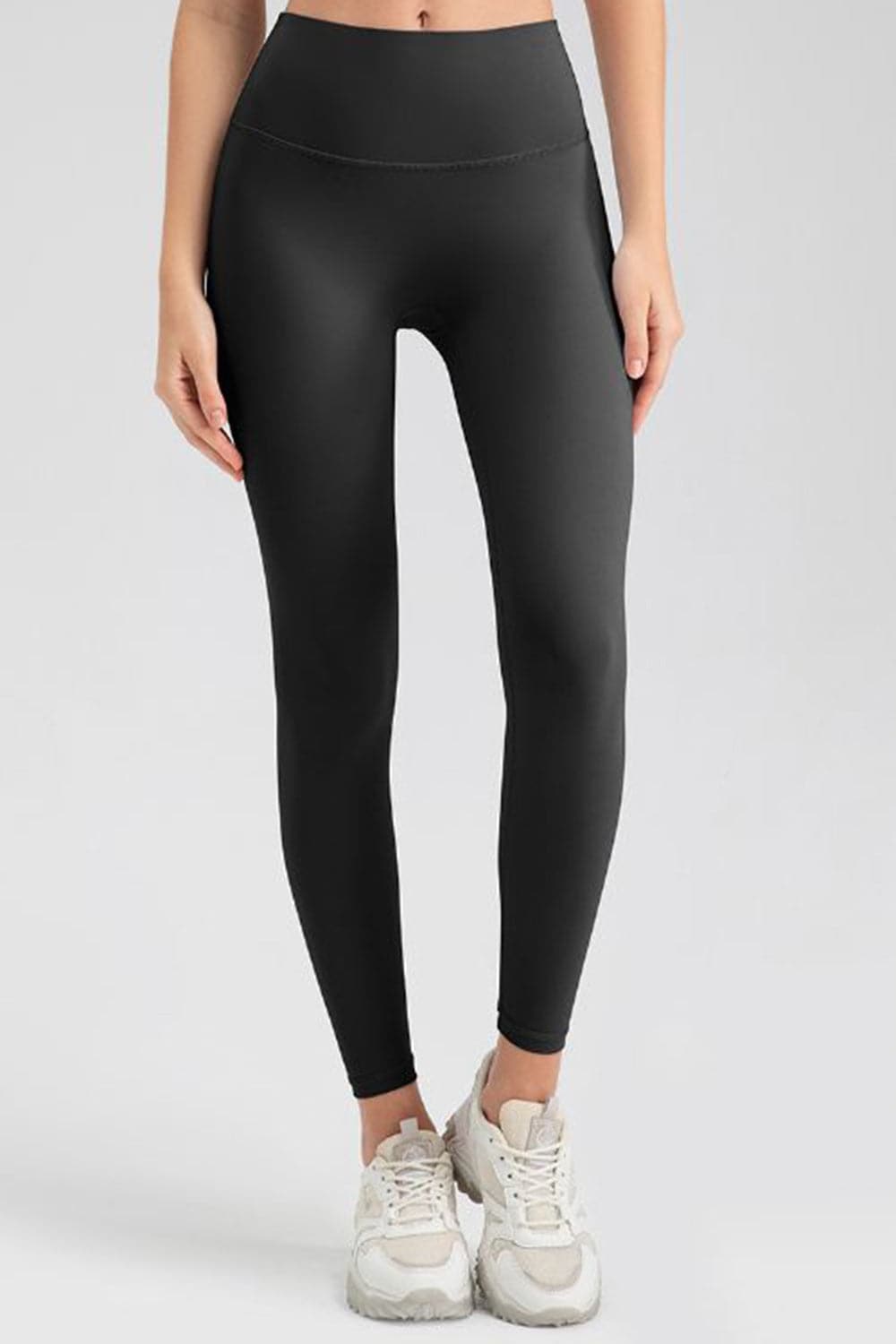 Wide Waistband Sport Leggings.