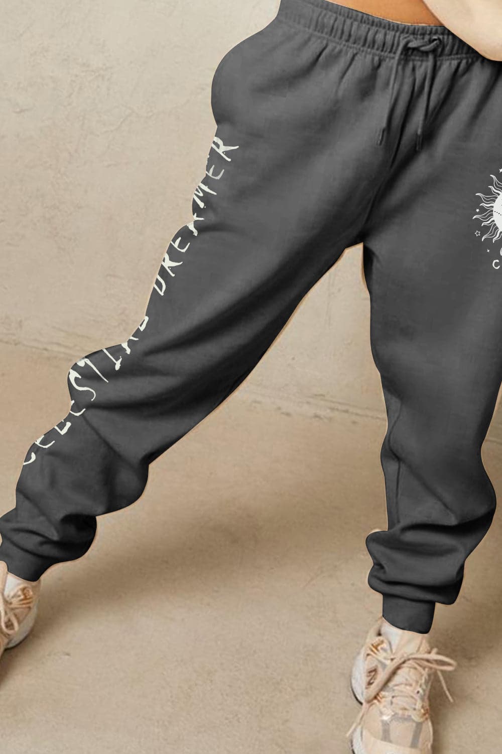 Simply Love Full Size CELESTIAL DREAMER Graphic Sweatpants.