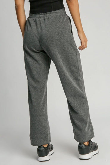 Chic Comfort Wide Leg Drawstring Pants with Functional Pockets - Love Salve 