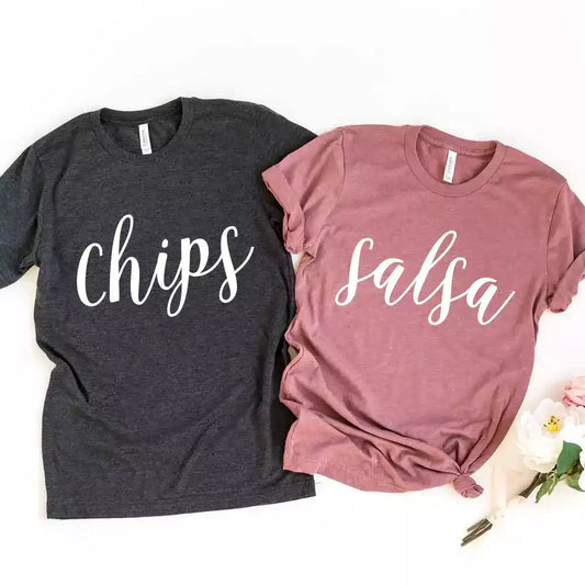 Chips - Salsa V2 Couples Tee Adorb.co