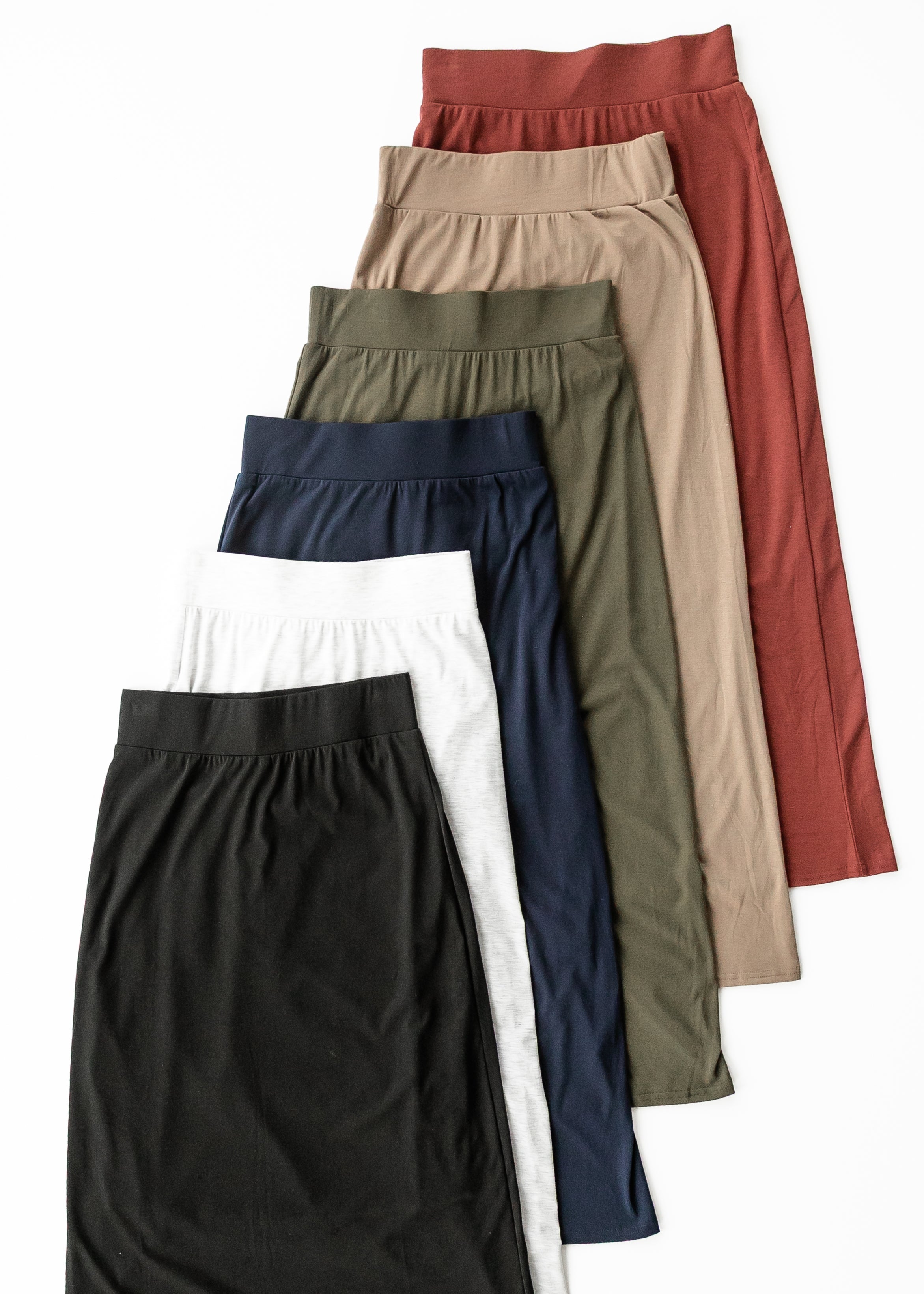 Clarise Premium Knit Maxi Skirt Inherit Co.