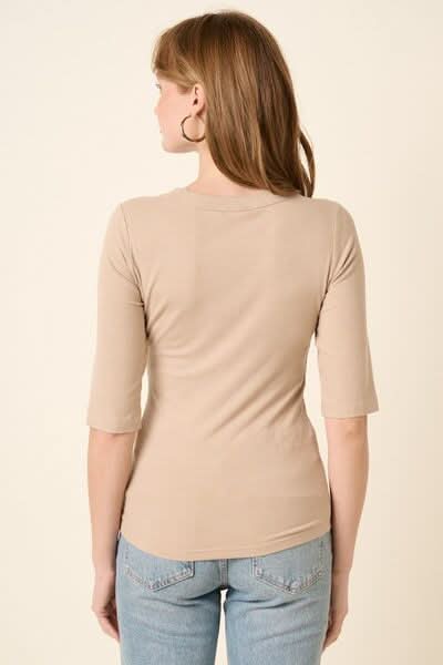 Classic Comfort Round Neck Half Sleeve Tee - Love Salve 