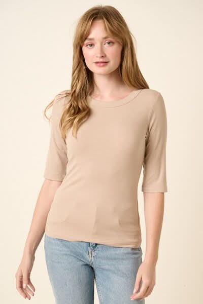 Classic Comfort Round Neck Half Sleeve Tee - Love Salve 