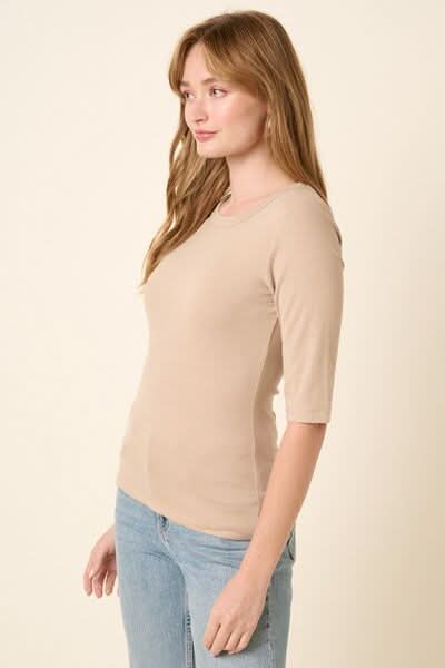 Classic Comfort Round Neck Half Sleeve Tee - Love Salve 