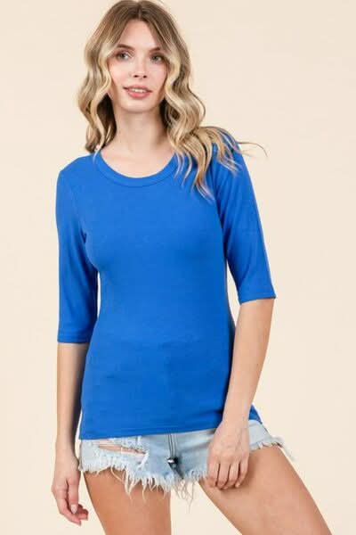 Classic Round Neck Half Sleeve Tee - Love Salve 