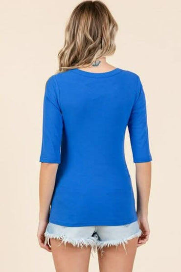 Classic Round Neck Half Sleeve Tee - Love Salve 