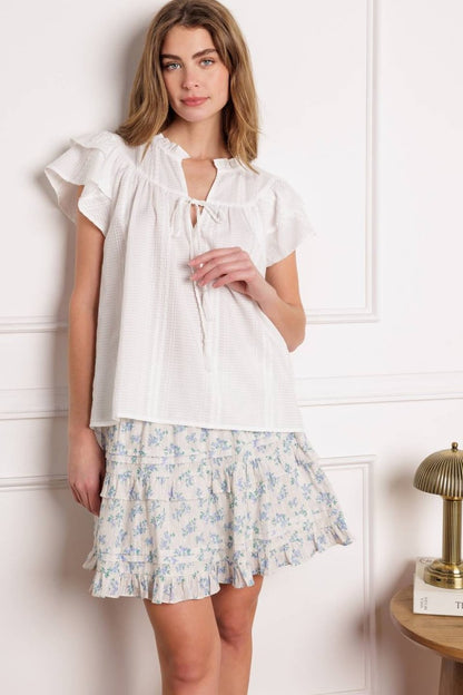 CLOSER THAN EVER WOVEN TOP - Love Salve