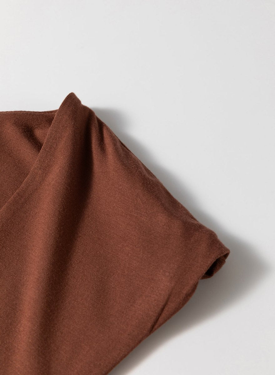 Coffee Solid Color U Neck Slim Fit Tank Top for Women - Love Salve 