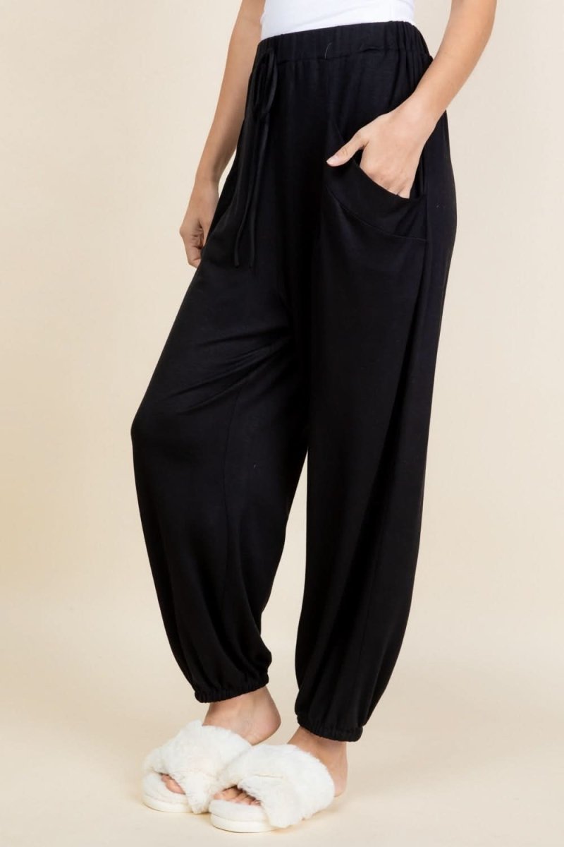 Comfort Fit Women's Drawstring Joggers with Pockets - Love Salve 