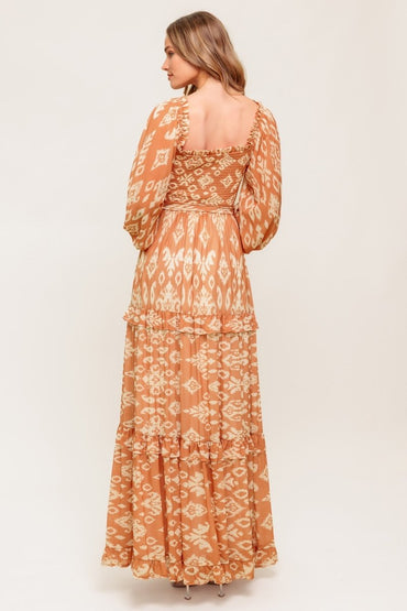COSMOPOLITAN ELEGANCE WOVEN MAXI DRESS - Love Salve