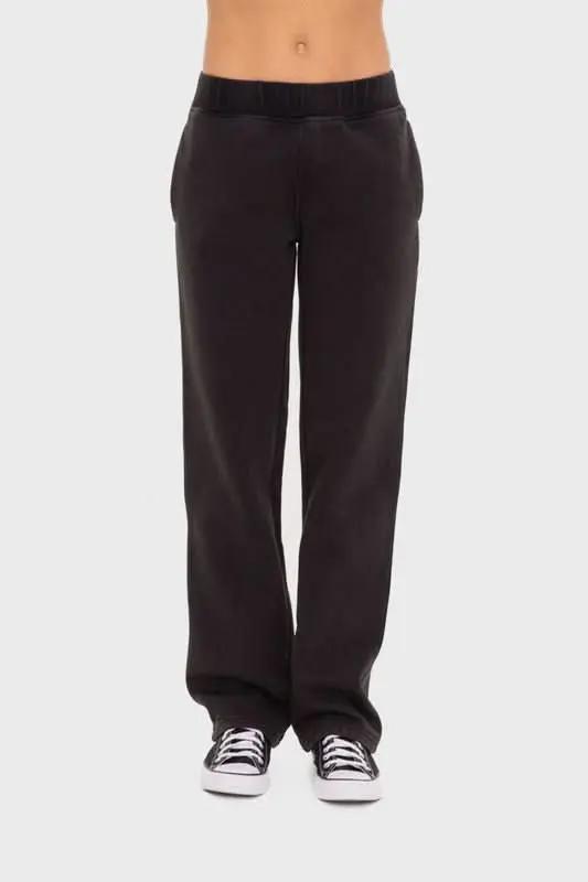 Cozy Fleece Lounge Pants with Pockets and Elastic Waistband - Love Salve 