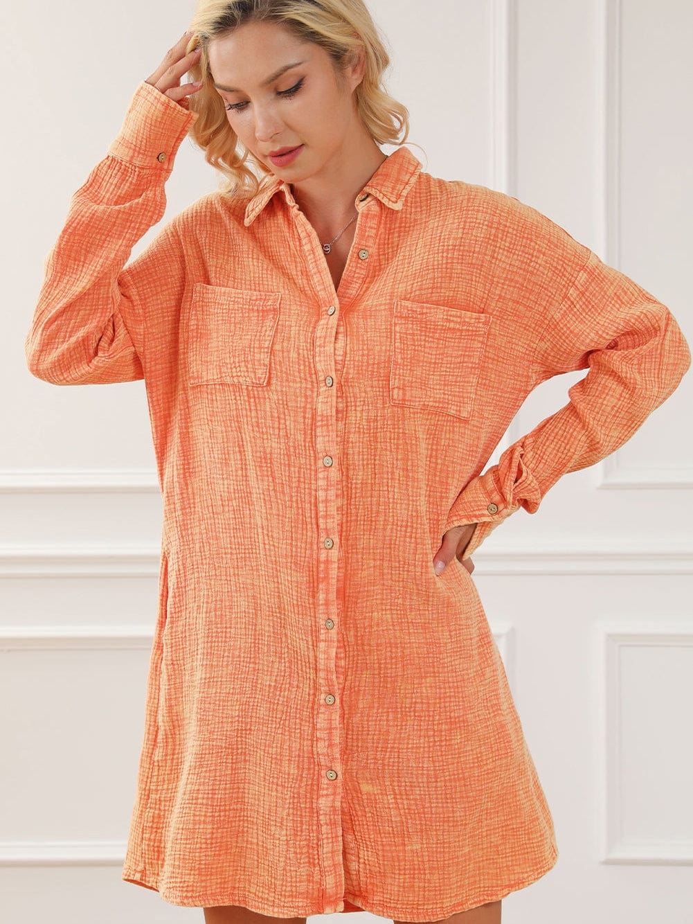 Everyday Orange Mini Dress