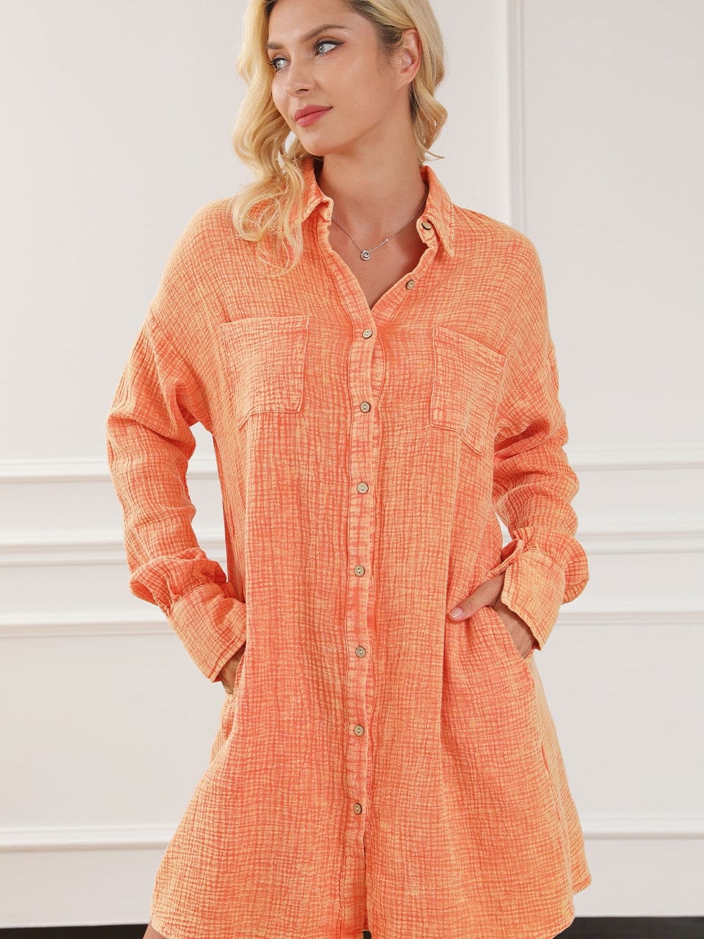 Everyday Orange Mini Dress