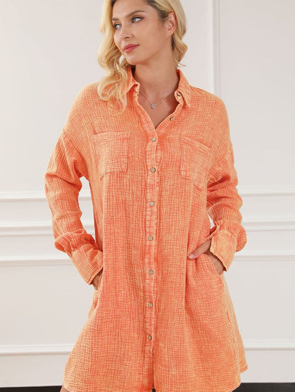 Everyday Orange Mini Dress
