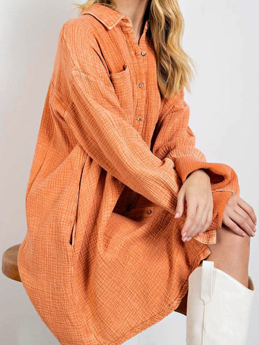 Everyday Orange Mini Dress