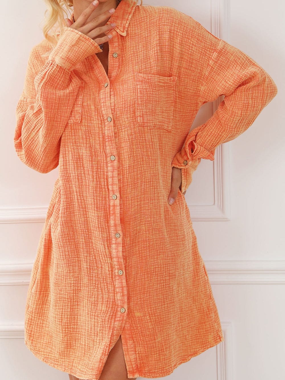 Everyday Orange Mini Dress