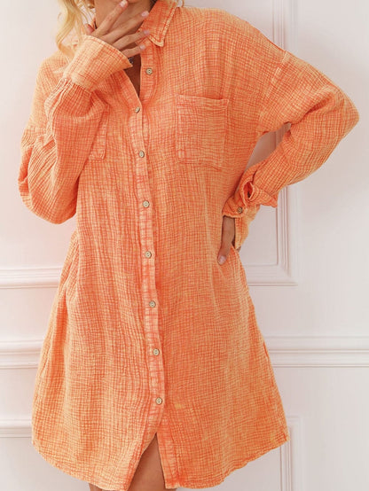 Everyday Orange Mini Dress