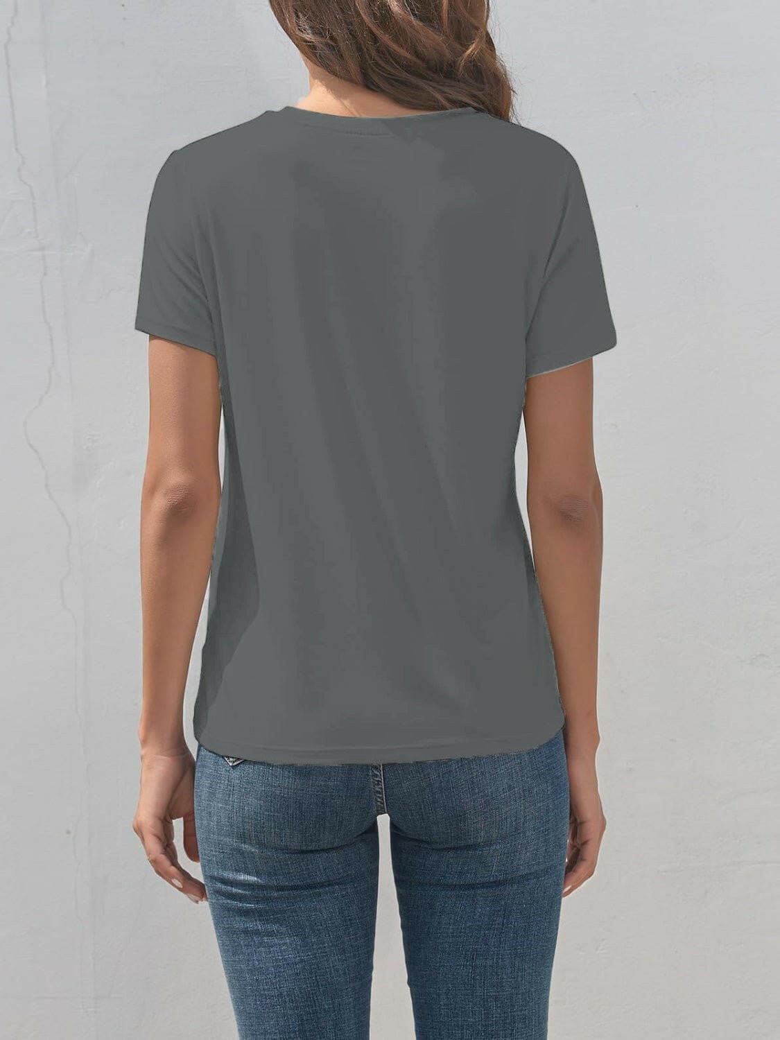 Cross Graphic Round Neck T-Shirt - Love Salve