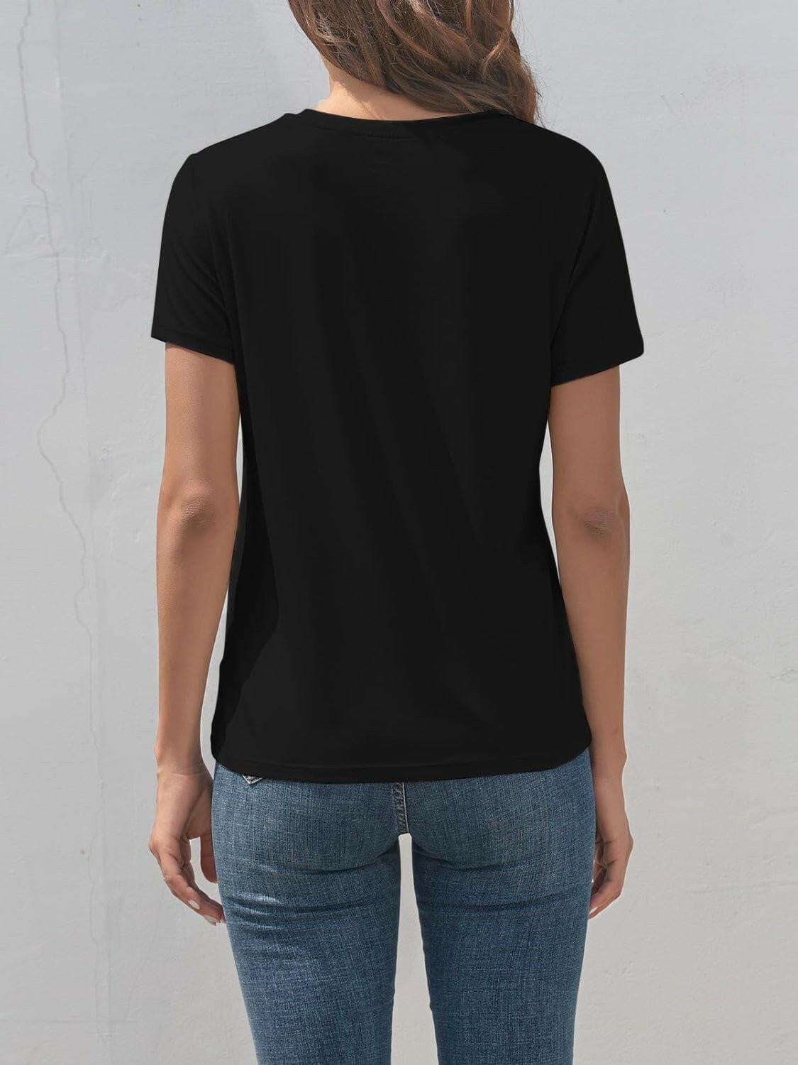 Cross Graphic Round Neck T-Shirt - Love Salve