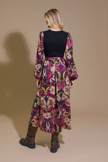 CRUSHING ON COZY WOVEN MIDI DRESS - Love Salve