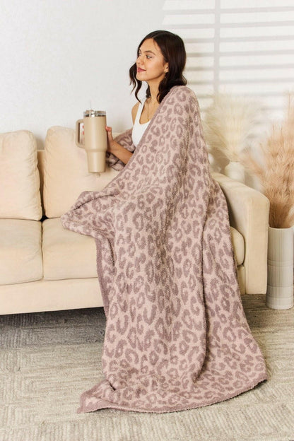 Cuddley Leopard Decorative Throw Blanket - Love Salve