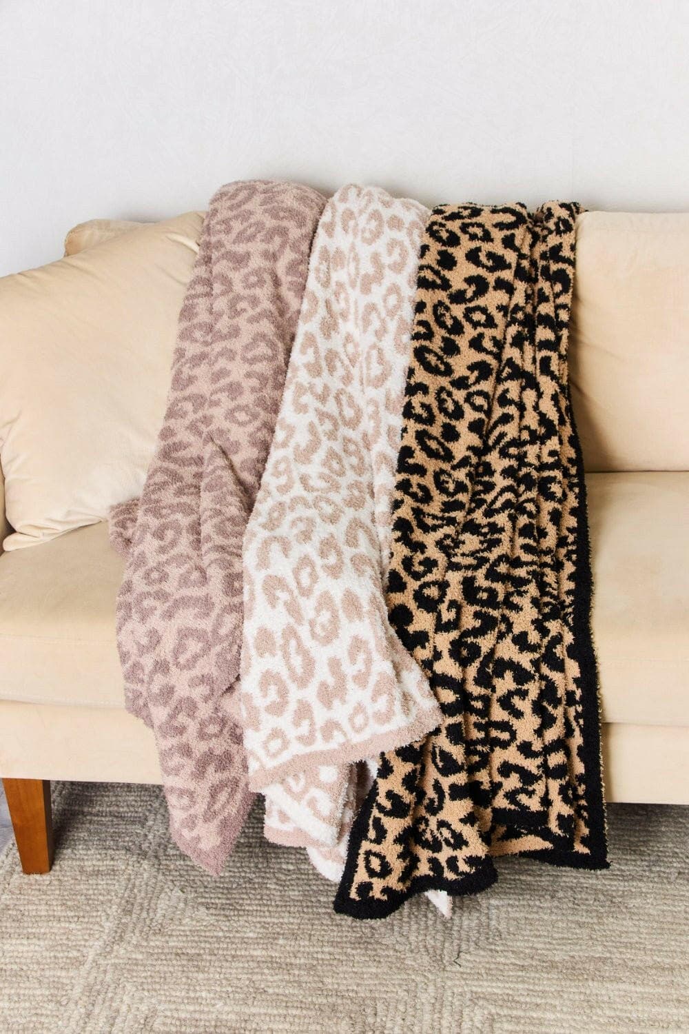 Cuddley Leopard Decorative Throw Blanket - Love Salve