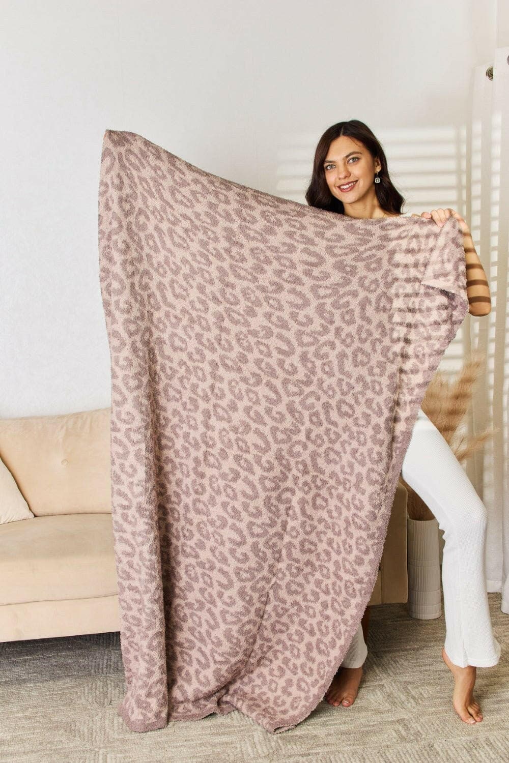 Cuddley Leopard Decorative Throw Blanket - Love Salve