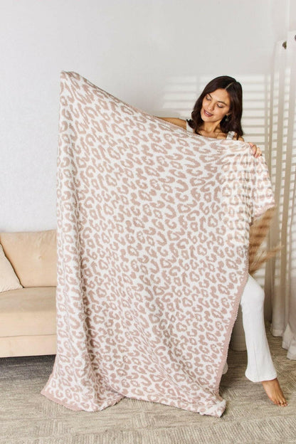 Cuddley Leopard Decorative Throw Blanket - Love Salve