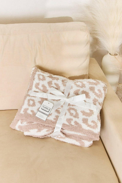 Cuddley Leopard Decorative Throw Blanket - Love Salve