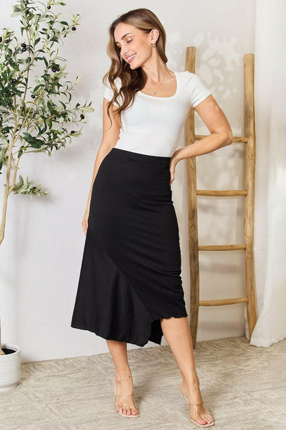 Sophisticated Elegance: Culture Code High Waist Midi SkirtExperience Effortless Style with the Culture Code High Waist Midi Skirt
 
 Elevate your wardrobe with the Sophisticated Elegance of the Culture Code High Waist Midi Love Salve Culture Code High Waist Midi SkirtTIKTOK