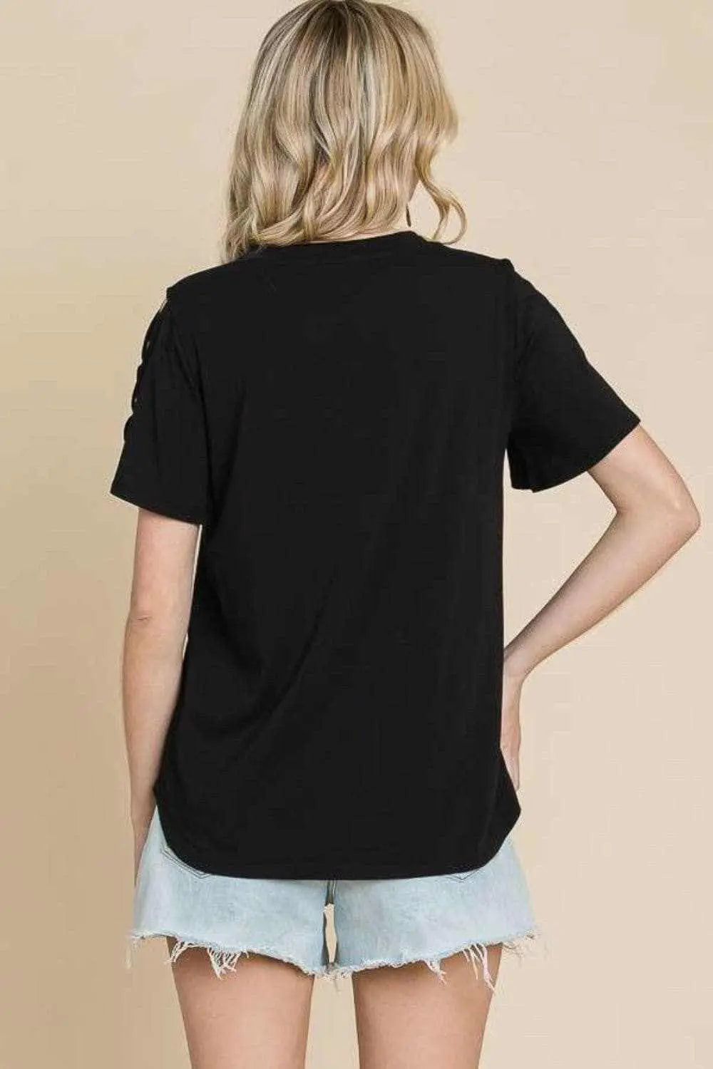 Culture Code crisscross tee, S-XL - Love Salve 