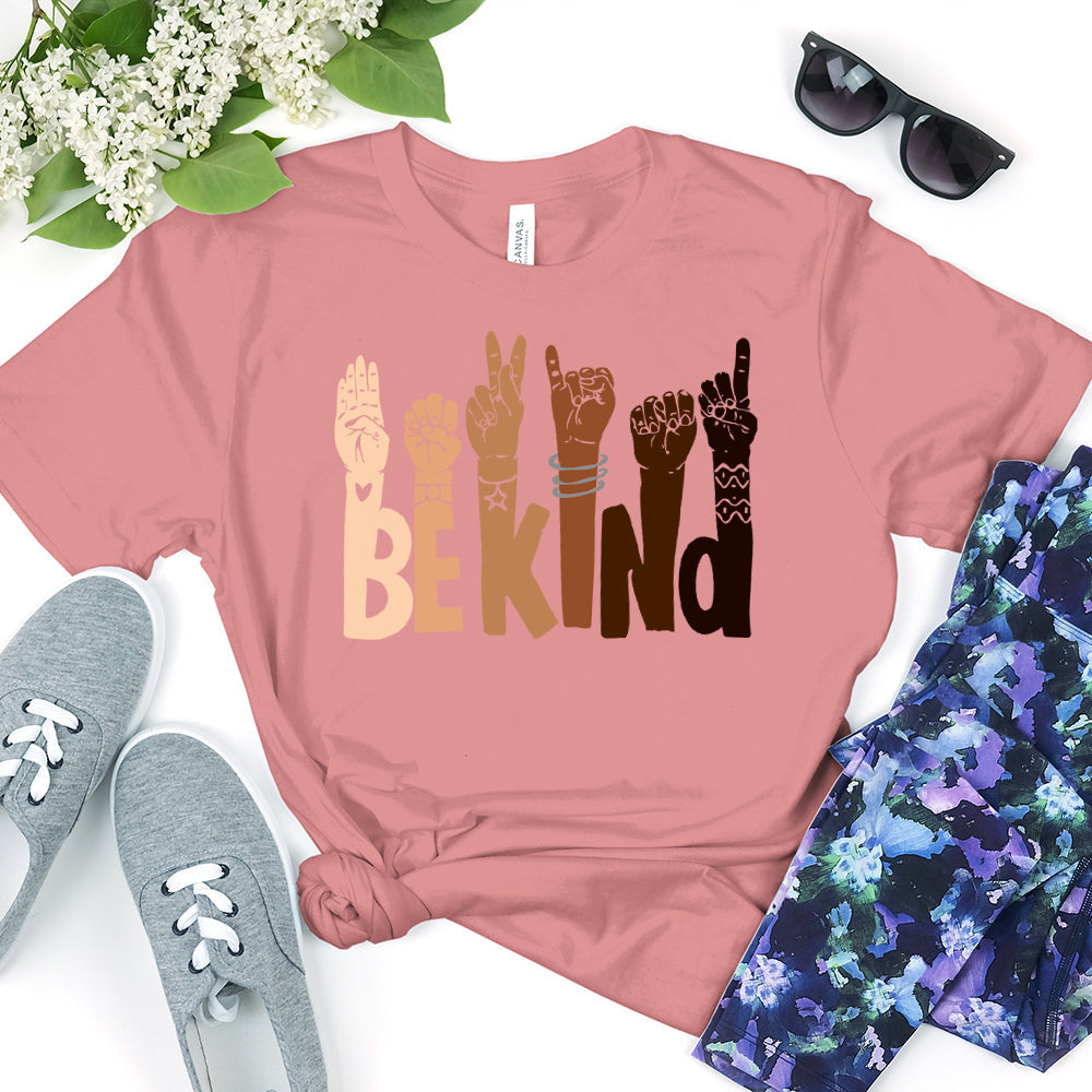 Be Kind T-Shirt – Positive Message Graphic Tee for Everyday Wear Adorb.co