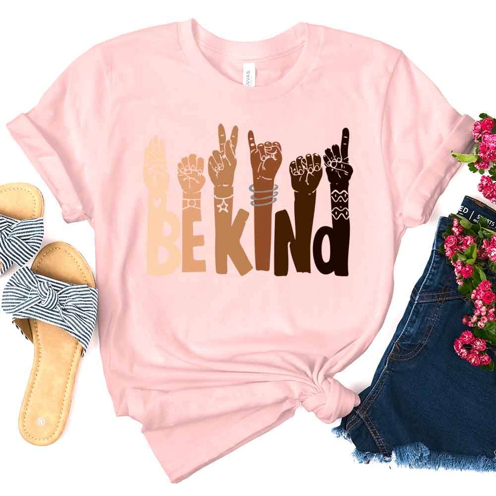 Be Kind T-Shirt – Positive Message Graphic Tee for Everyday Wear Adorb.co