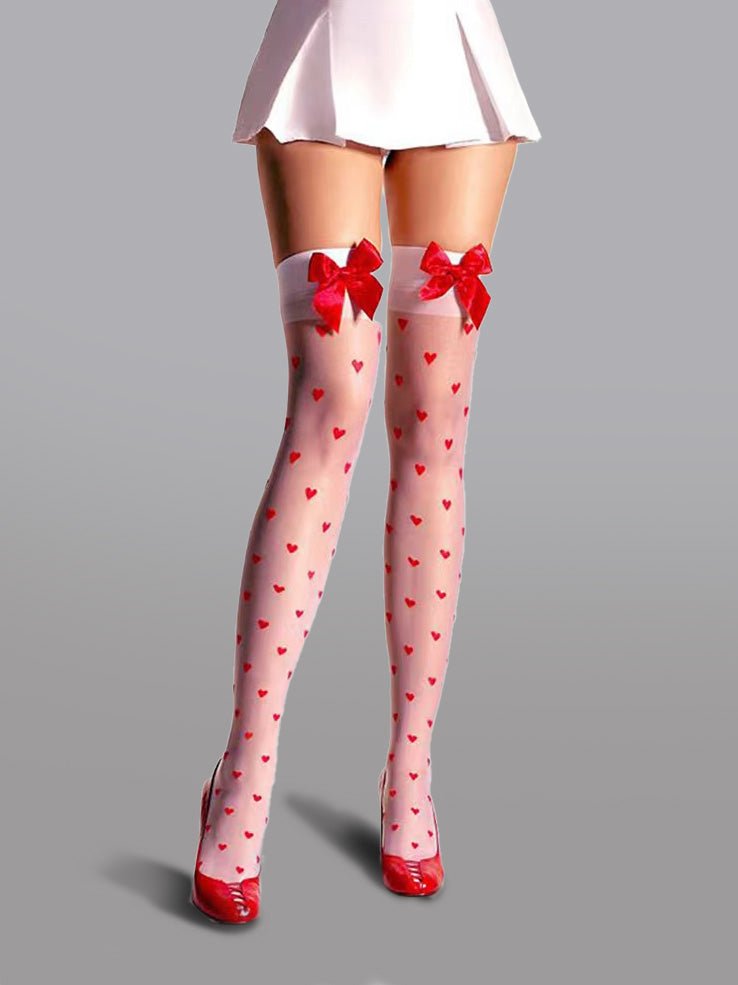 Cute Bow Polka Dot Stockings - Love Salve