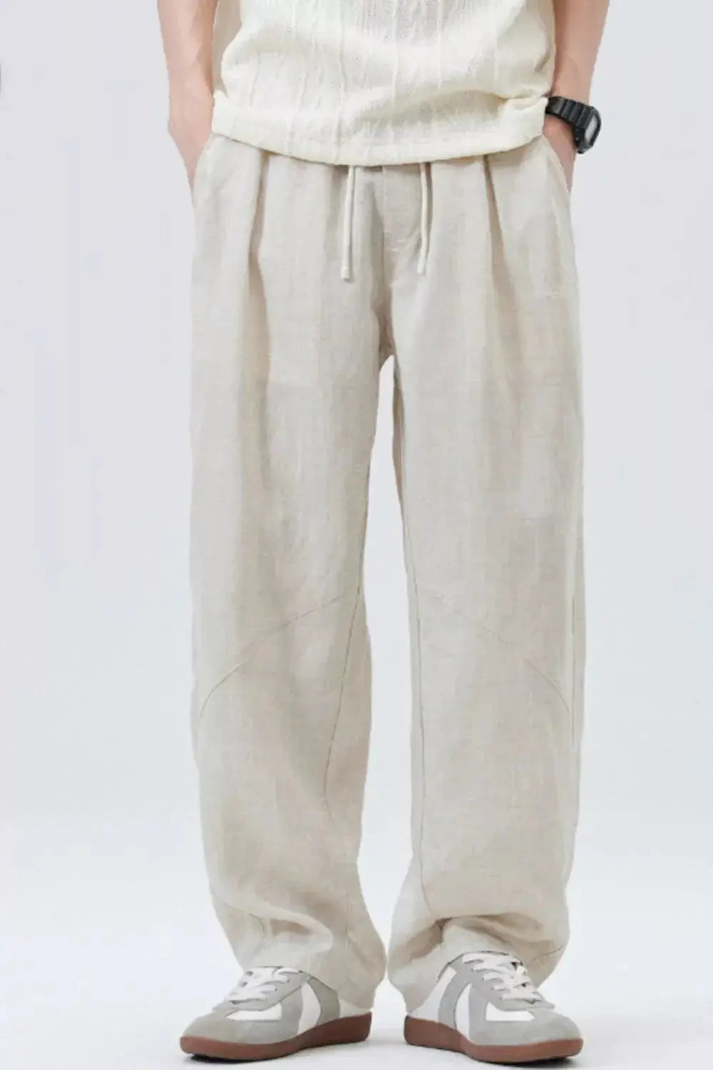 Men's Loose Fit Drawstring Casual Pants Simply Love