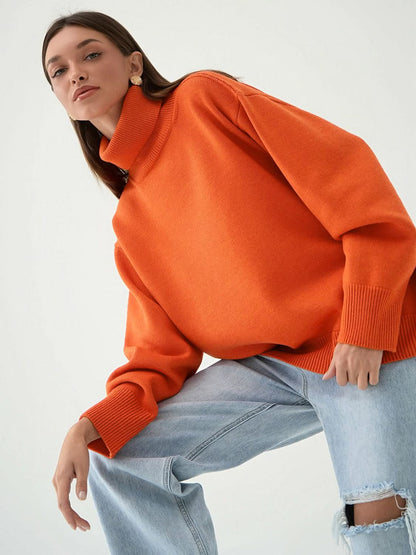 Turtleneck Long Sleeve Sweater