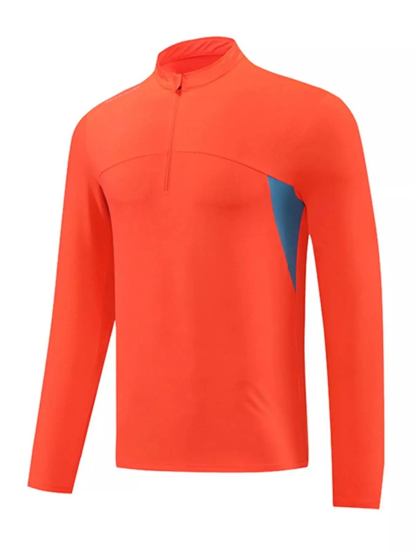Men's Plus Size Long Sleeve Active T-Shirt with Zipper Simply Love