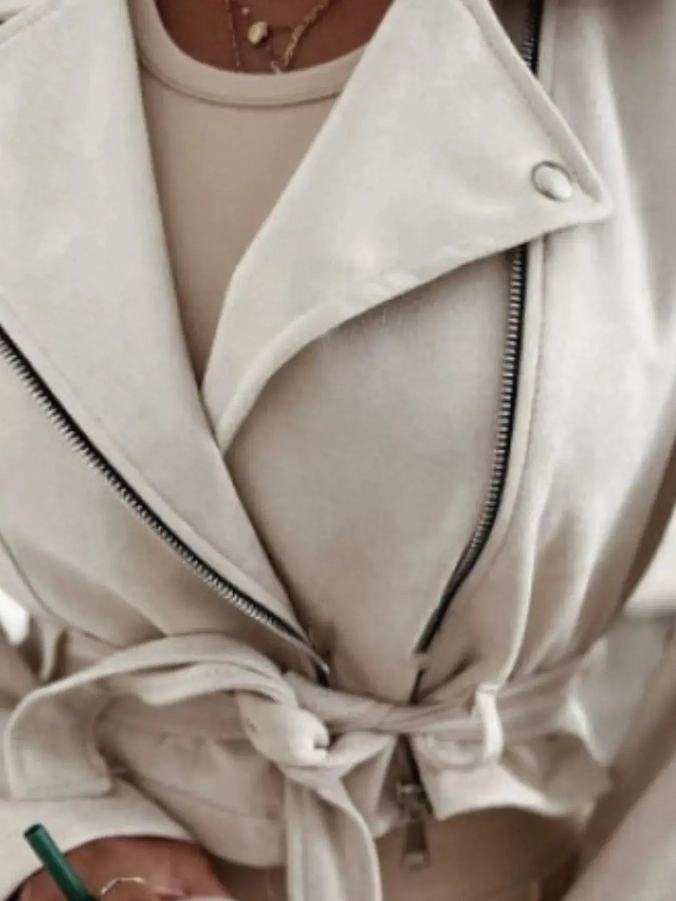Zip Up Cropped Jacket Simply Love