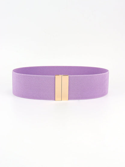 Alloy Buckle Elastic Belt.