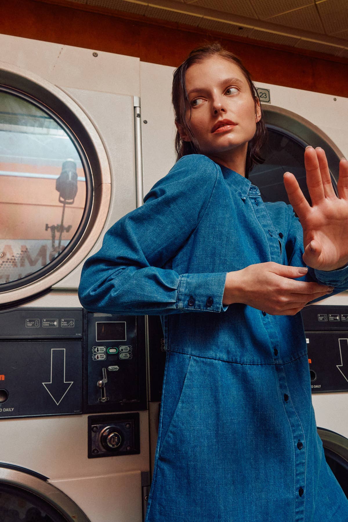 The Sunday Stroll Denim Shirt Dress Fitkitty Culture Athleisure Wear, Yoga Wear & Women's Clothing