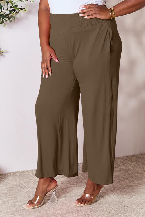 Double Take: Smocked Wide Leg Pants
