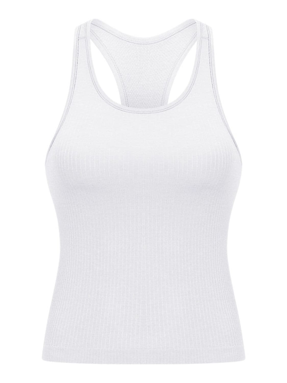 Round Neck Racerback Active Tank.