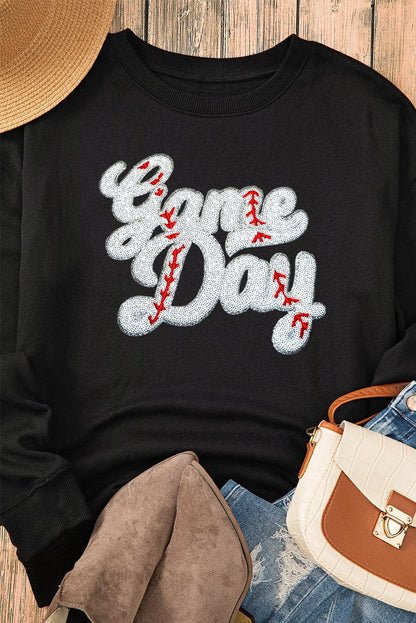 Letter Graphic Round Neck Long Sleeve SweatshirtFeatures: Sequin
Sheer: Opaque
Stretch: No stretch
Material composition: 50% polyester, 50% cotton
Care instructions: Machine wash cold. Tumble dry low.
Imported


SLove Salve Letter Graphic Round Neck Long Sleeve SweatshirtSweatshirts & Hoodies